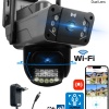 APEX WİFİ 6MP DUAL LENS ( SABİT HAREKETLİ ) GECE GÖRÜŞ INSAN TAKİBİ SESLİ TÜRKÇE APP KAMERA