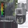 MPIA Mika 6MP Dual Lens  Wifi Güneş Enerjili Hareketli Akıllı Kamera Gece Görüş V380Pro