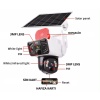 O-kam 3915 4g 6mp Dual Lens Güneş Panelli Solar Sirenli Güvenlik Kamerası