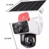O-kam 3915 4g 6mp Dual Lens Güneş Panelli Solar Sirenli Güvenlik Kamerası