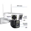 DUO3014 WİFİ 6MP DUAL LENS ( SABİT + HAREKETLİ ) GECE GÖRÜŞ KİŞİ TAKİBİ SESLİ TÜRKÇE AKILLI KAMERA