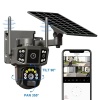 O-Kam Pro RX36S 4G Solar Panel Dual Lens 6MP Gece Görüş Sesli Akıllı Kamera Türkçe Uygulama ve Uzaktan İzleme