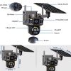 O-Kam Pro RX36S 4G Solar Panel Dual Lens 6MP Gece Görüş Sesli Akıllı Kamera Türkçe Uygulama ve Uzaktan İzleme