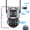 Ventus XMeye Akıllı Güvenlik Kamera Seti 2 (Dual Lens) Wifi Akıllı Kamera 500GB HDD Gece Görüş Waterproof