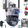 Ventus ICSee ViVa223 6MP Dual Lens 360° Görüş Hareketli  Waterproof Gece Görüş Sesli Görüşme Akıllı Kamera Çakarlı
