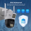 Ventus ICSee ViVa223 6MP Dual Lens 360° Görüş Hareketli  Waterproof Gece Görüş Sesli Görüşme Akıllı Kamera Çakarlı