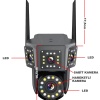 O-Kam 3016 Wifi 6MP Çift Lens Gece Görüş Uzaktan İzleme Sesli Görüşme Akıllı Kamera