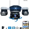 O-Kam 8080 Dual Lens WiFi Kamera Uzaktan İzleme Gece Görüş Sesli Görüşme
