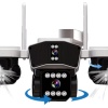 O-Kam 8080 Dual Lens WiFi Kamera Uzaktan İzleme Gece Görüş Sesli Görüşme