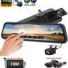 MPIA CC63 10 Dokunmatik Ekran FullHD 1080P Hafıza Araç Içi Çift Lens Kamera (Çakmaklık Adaptörü)