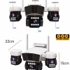 O-Kam 3036Pro, 9MP, WiFi, 3 Lens, Akıllı Kamera, Yapay Zeka, İnsan Algılama, Su Geçirmez, Uzaktan İzleme, Gece Görüş