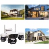 O-Kam 3036Pro, 9MP, WiFi, 3 Lens, Akıllı Kamera, Yapay Zeka, İnsan Algılama, Su Geçirmez, Uzaktan İzleme, Gece Görüş