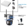 Ventus XMeye Akıllı Güvenlik Kamera Seti 2 (Dual Lens) Wifi Akıllı Kamera 500GB HDD Gece Görüş Waterproof