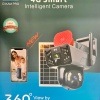 O-kam 3915 4g 6mp Dual Lens Güneş Panelli Solar Sirenli Güvenlik Kamerası