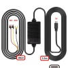 Araç İçi Kamera Adaptörü 12-24V/5V  Type-C 3A Park Modu Adaptör