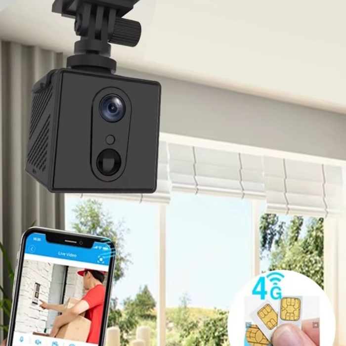 O-Kam 3036 4G Mini Akıllı Kamera Sesli Gece Görüş İnsan Algılama Dahili Batarya