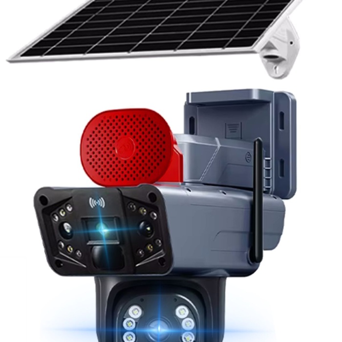 Güneş Enerjili Solar Kamera 4G O-Kam Pro Türkçe Uygulama Gece Görüş, Sesli Konuşma, Uzaktan İzleme
