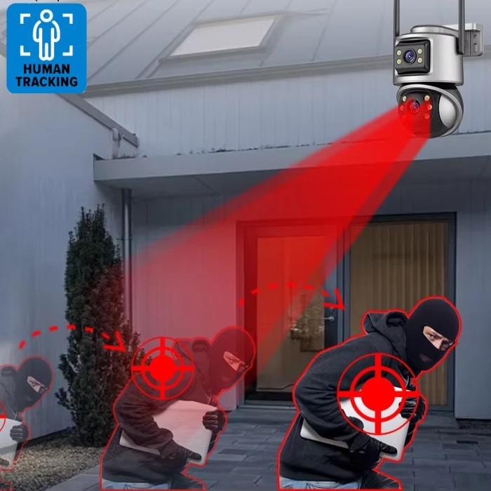 ICSEE VİVA232 6MP DUAL LENS 360° GÖRÜŞ HAREKETLİ  WATERPROOF GECE GÖRÜŞ SESLİ GÖRÜŞME AKILLI KAMERA