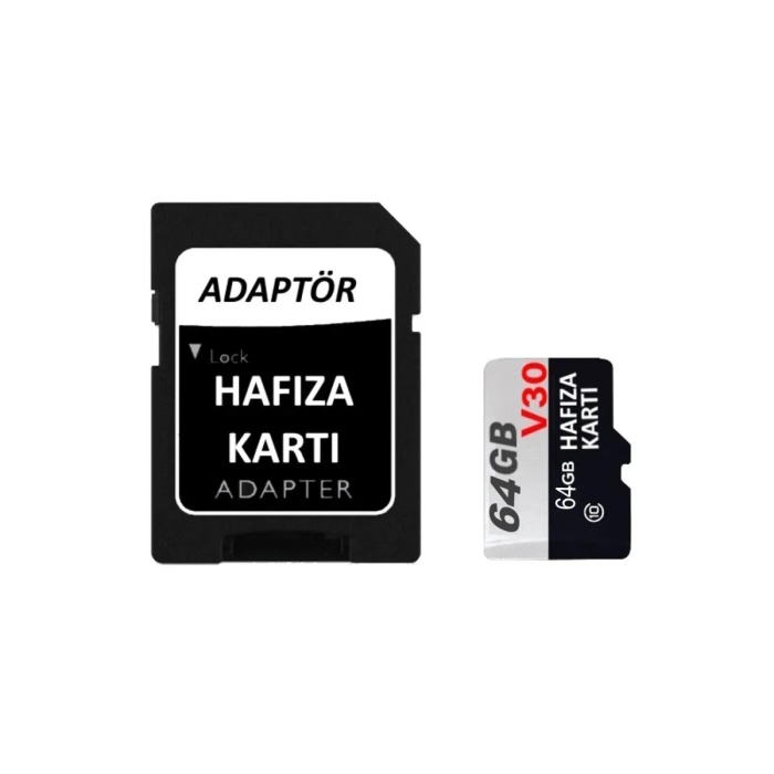 Sprange 64 GB U3 Hafıza Kartı Faster Transfer Speed Class 10 4k Video Kayıt (V30)