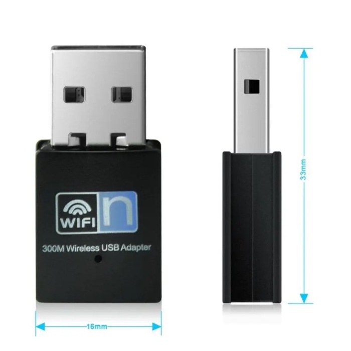 Usb Wifi Adaptörü Kablosuz Wifi İnternet Alıcı Ağ Kartı Masaüstü Bilgisayar Pc 300 Mbps 802.11n