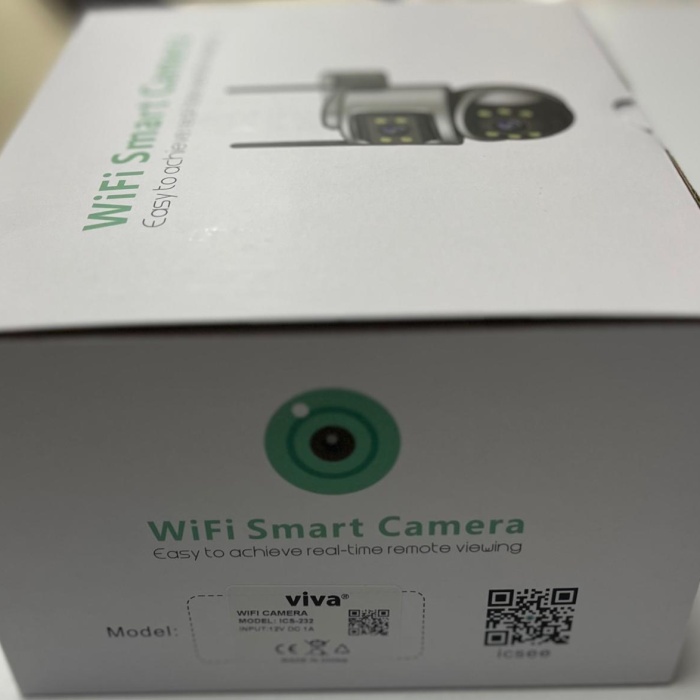 ICSEE VİVA232 6MP DUAL LENS 360° GÖRÜŞ HAREKETLİ  WATERPROOF GECE GÖRÜŞ SESLİ GÖRÜŞME AKILLI KAMERA