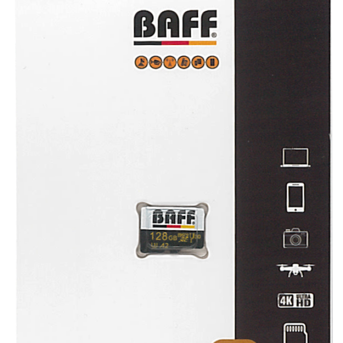 Baff 128GB Hafıza Kartı Video Kayıt Destekli UHS-I U3 A2
