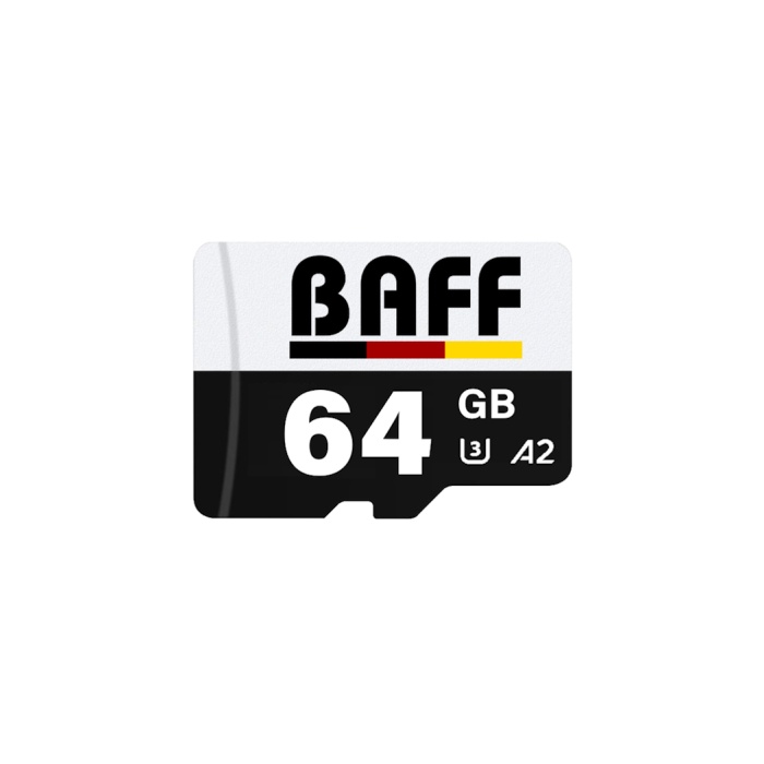 Baff 64GB Hafıza Kartı Video Kayıt Destekli UHS-I U3 A2