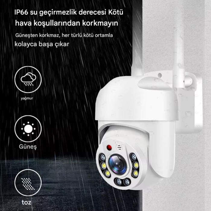 O-Kam One3011 3MP Hareketli Wifi Akıllı Kamera , Yapay Zeka, Gece Görüş, Karşılıklı Konuşma Okam Pro APP