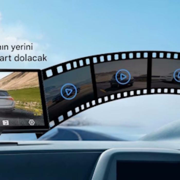 MPIA CP10  Carplay Apple Android Uyumlu 10.2 İnç Büyük Ekran Tak Çalıştır 4K Ön/Arka Çift Kameralı Araç Ekranı