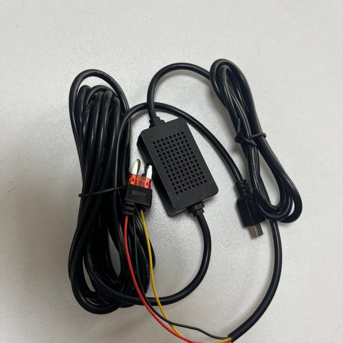 Araç İçi Kamera Adaptörü 12-24V/5V  Mini USB 3A Park Modu Adaptör