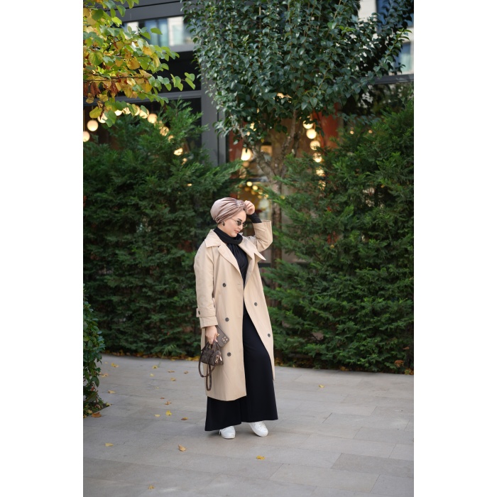 Acı Kahve Drapeli Pratik Hazır Bone