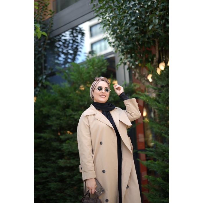 Acı Kahve Drapeli Pratik Hazır Bone