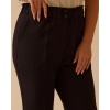 YENİ SEÇİL KADIN büyük beden elastik bel bilek boy pantolon 10002521014024