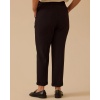 YENİ SEÇİL KADIN büyük beden elastik bel bilek boy pantolon 10002521014024