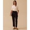 YENİ SEÇİL KADIN bilek boy bağcıklı pantolon 10002521011023