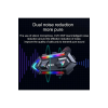 Y20 Motor Kurye Kask Kulaklık Rgb Modlu Bluetooth Motosiklet Kulaklık 5.3 Bluetooth Interkom