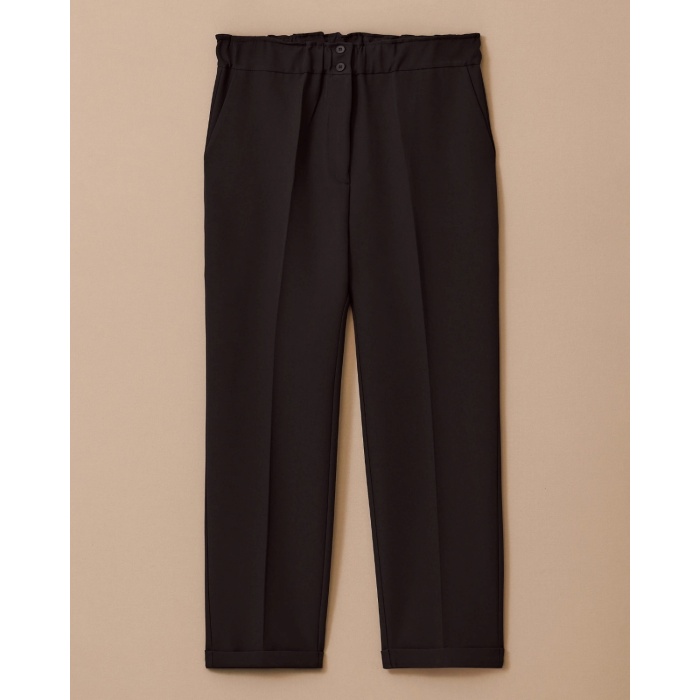 YENİ SEÇİL KADIN büyük beden elastik bel bilek boy pantolon 10002521014024