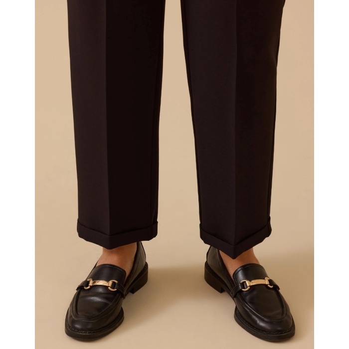 YENİ SEÇİL KADIN büyük beden elastik bel bilek boy pantolon 10002521014024