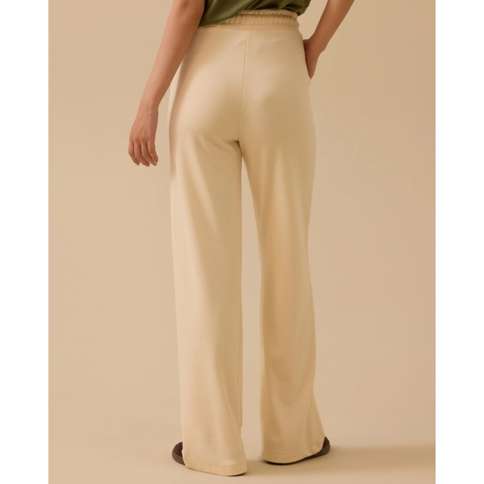 YENİ SEÇİL KADIN bağcıklı bol paça pantolon 10002421011017