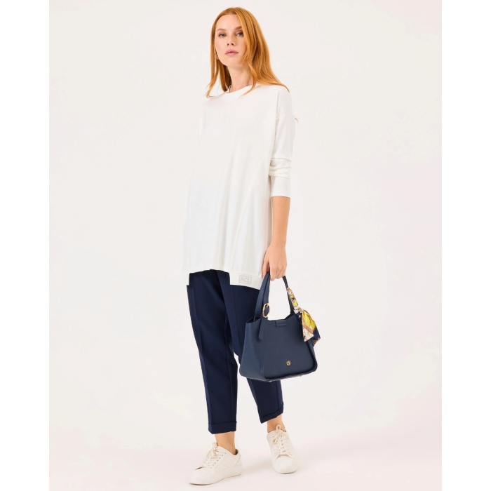 YENİ SEÇİL KADIN örme kumaş basic tunik 10002421211015