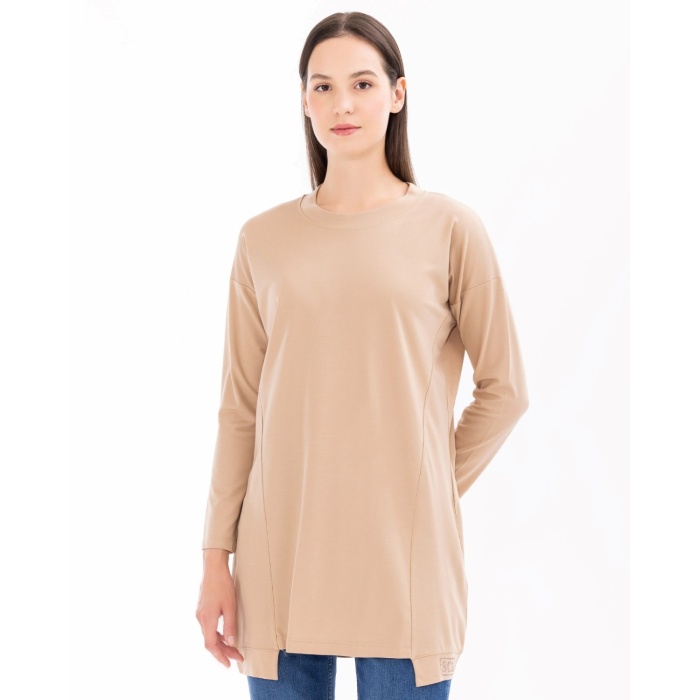 YENİ SEÇİL KADIN örme kumaş basic tunik 10002421211015