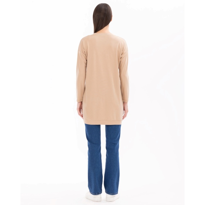 YENİ SEÇİL KADIN örme kumaş basic tunik 10002421211015