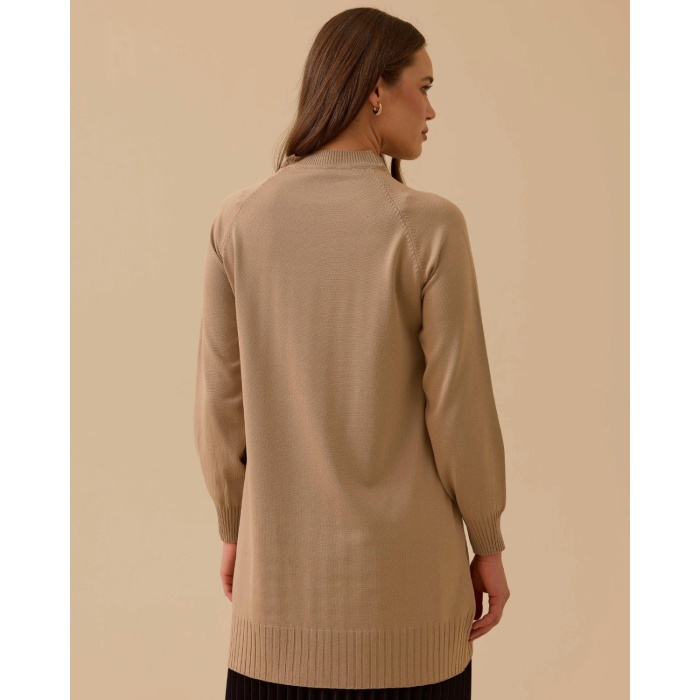 YENİ SEÇİL KADIN uzun kollu basic triko tunik 10002521711005