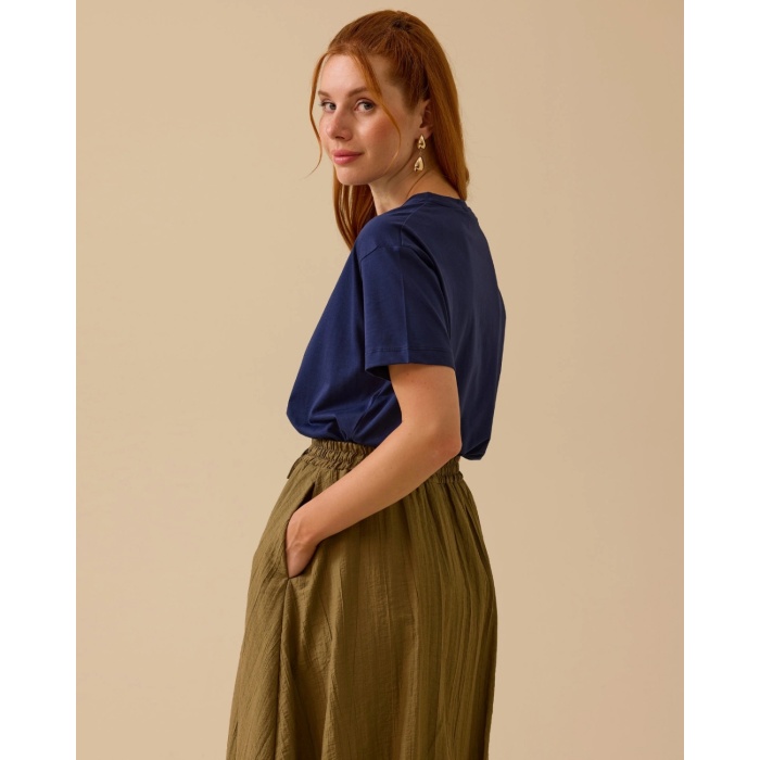 YENİ SEÇİL KADIN yuvarlak yaka kısa kollu tişört 10002512410002