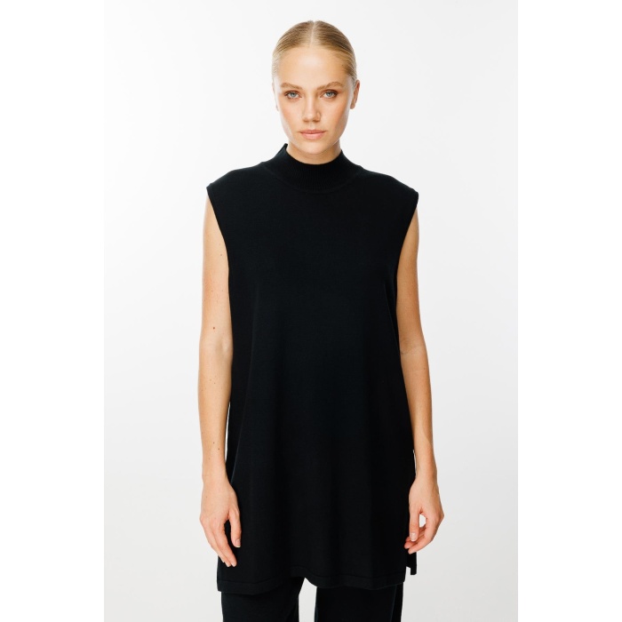 YENİ Ghisa Balıkçı Yaka Triko Tunik 5KKNTNK4659