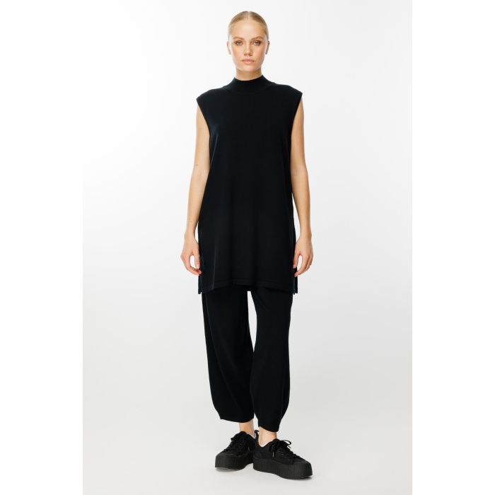 YENİ Ghisa Balıkçı Yaka Triko Tunik 5KKNTNK4659