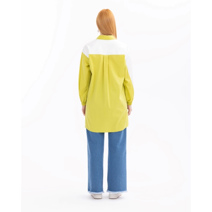 YENİ SEÇİL KADIN FERMUARLI DÜŞÜK KOL TUNİK 11242104201019