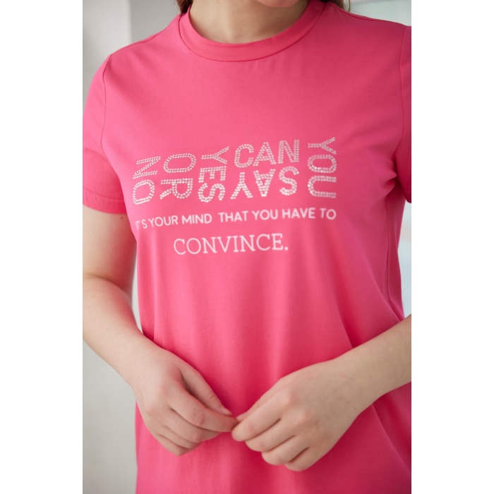 YENİ MOODBASİC KADIN TAŞ BASKILI T-SHİRT MB27.180