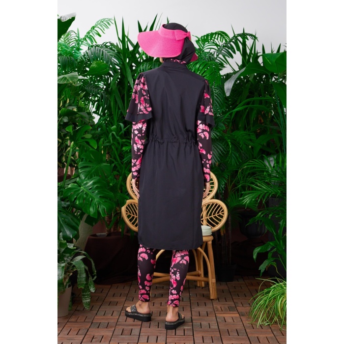 YENİ MOODBASİC KADIN ŞİFON VOLANLI TESETTÜR MAYO SW36.120