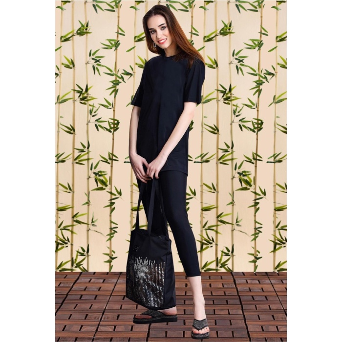 YENİ MOODBASİC KADIN YARI KAPALI MAYO SW35.22